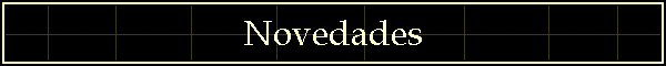 Novedades